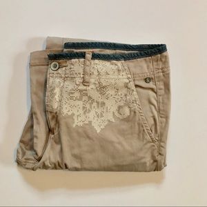 Anthropologie embroidered pants